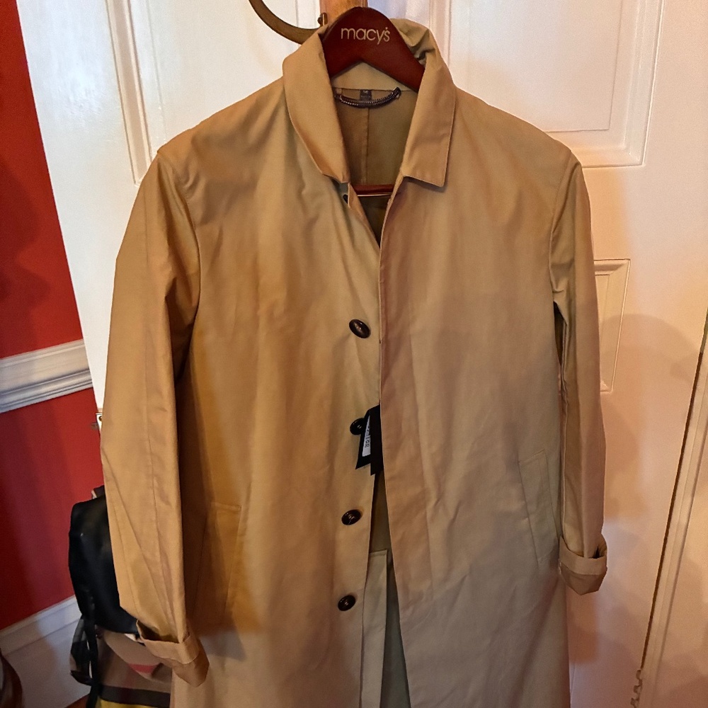 An Italian made Burberry Prorsum 5 Button Rain Coat.